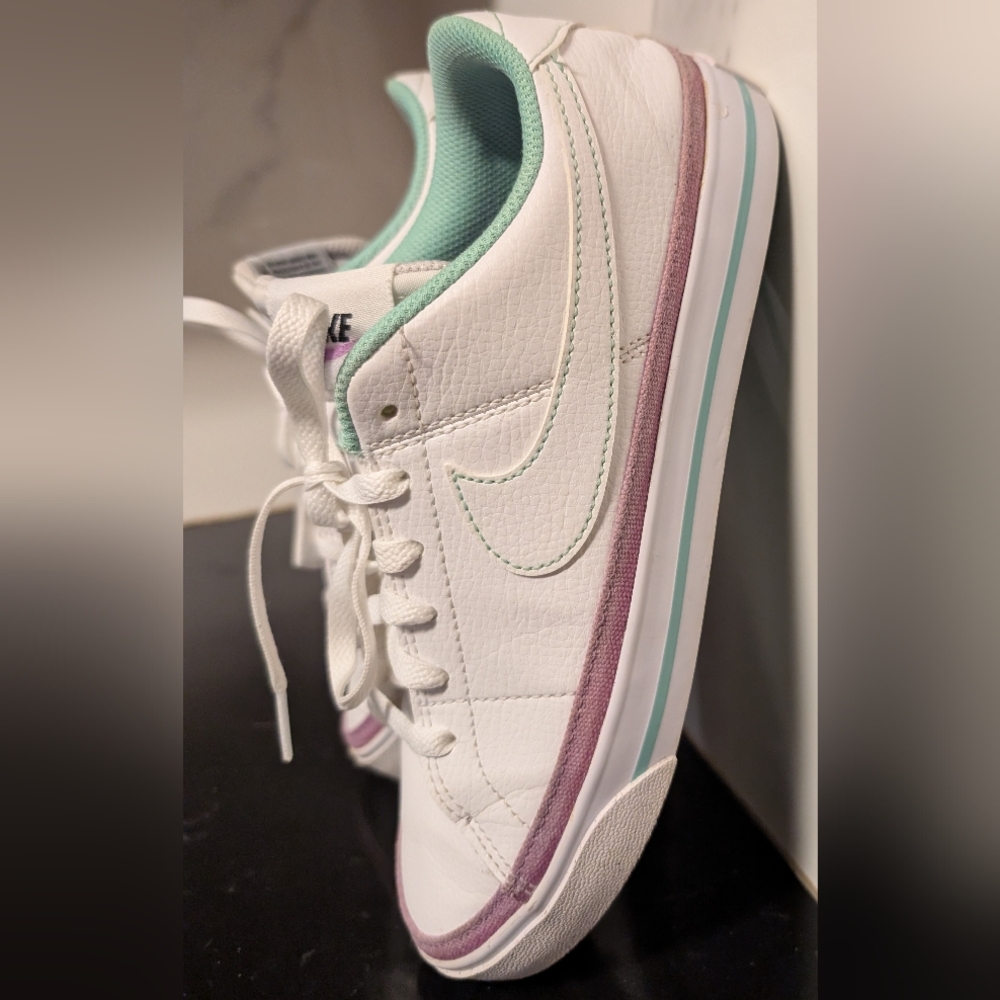 Nike Wmns Court Legacy Next Nature 'White Rush Fuchsia’ Sneakers Size 8 Used Exc - Picture 7 of 12